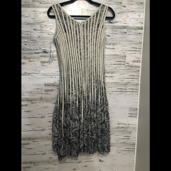 Papillon  🦋 accordion grey midi dress - Picture 4 of 8
